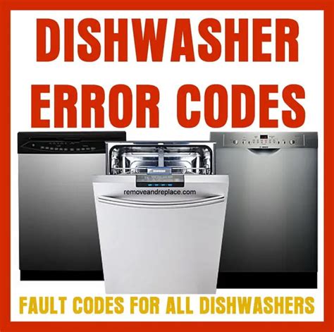 omega dishwasher e1 error.